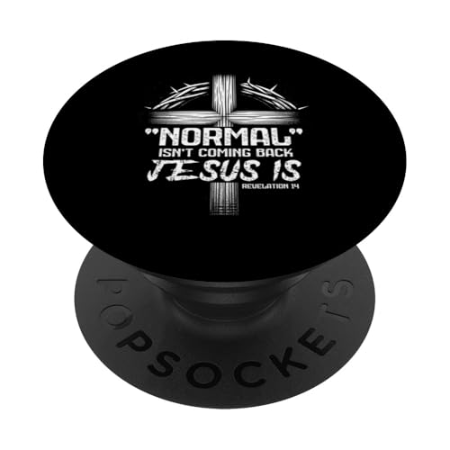 Normal kommt nicht zurück Jesus ist christlicher religiöser Gott PopSockets Klebender PopGrip Normal kommt nicht zurück Jesus ist christlicher religiöser Gott PopSockets Klebender PopGrip von Priests Worship Prayer Pastors Bible Reader Nuns