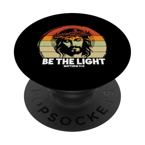 Sei das Licht, Christ, Jesus, Gott, Retro-Katholiken, religiös PopSockets Klebender PopGrip Sei das Licht, Christ, Jesus, Gott, Retro-Katholiken, religiös PopSockets Klebender PopGrip von Priests Worship Prayer Pastors Bible Reader Nuns
