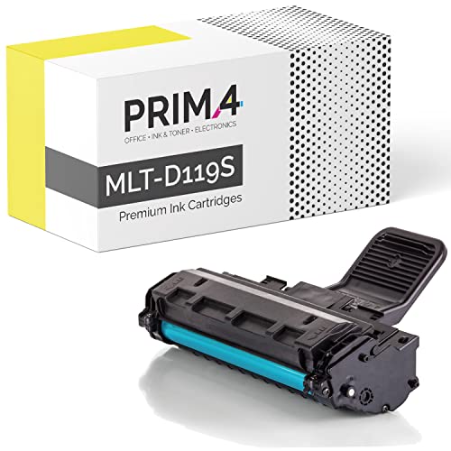 PRIMA4 - MLT-D119S Toner Kompatibel mit Drucker Samsung ML1610, ML1615, ML1620, ML1625, ML2000 Series, ML2010 Series, ML2015, ML2020, ML2510, ML2520, ML2570, ML2571, SCX4321, SCX4521 -3k Seiten von PrimA4