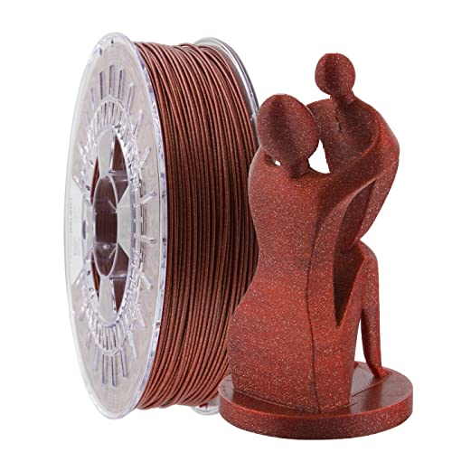PrimaCreator PrimaSelect 3D Drucker Filament - PLA - 1,75 mm - 750 g - metallic Rot von PrimaCreator