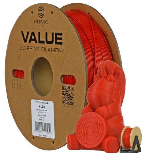 PrimaValue PLA+ - Red - 2.85mm - 1kg von PrimaCreator