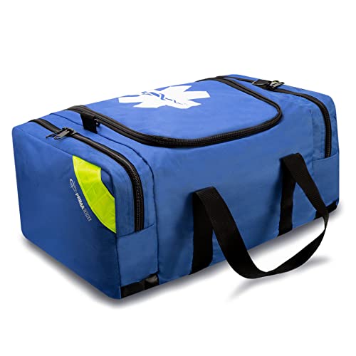 Primacare KB-4135-B Ersthilfe-Tasche für Trauma, professionelles Kit mit mehreren Fächer, Tasche für medizinisches Notfall-Zubehör, Blau, 53,3 x 38,1 x 12,7 cm von Primacare