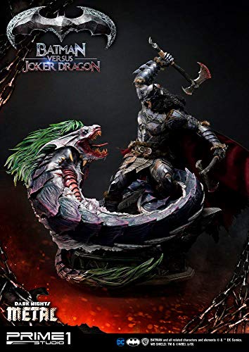 Dark Nights : Metal statuette Batman Versus Joker Dragon 87 cm von Prime 1 Studio