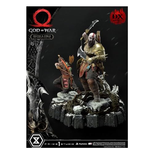 God of War Premium Masterline Series Figur Kratos und Atreus in The Walkyrie (Deluxe), 72 cm von Prime 1 Studio