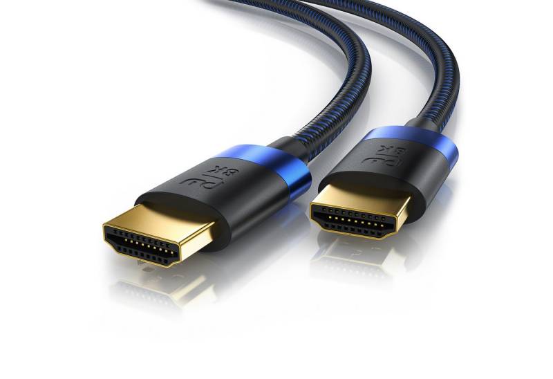 Primewire 16k HDMI Kabel 2.1+, 16k@30Hz 8k@60Hz 4k@120Hz, UHD II, HDMI-Kabel, 2.1, HDMI Typ A (25 cm), Ultra High Speed Ethernet 48Gbps, HDR 10+ eARC 3D VRR, 0,25m von Primewire