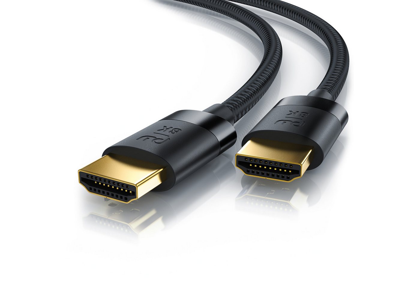 Primewire 16k HDMI Kabel 2.1+, 16k@30Hz 8k@60Hz 4k@120Hz, UHD II, HDMI-Kabel, 2.1, HDMI Typ A (25 cm), Ultra High Speed Ethernet 48Gbps, HDR 10+ eARC 3D VRR, 0,25m von Primewire