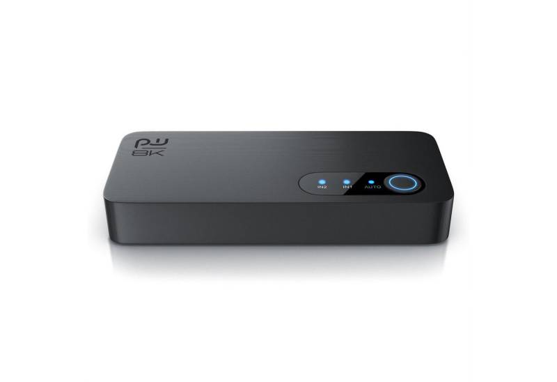 Primewire Audio / Video Matrix-Switch, 2-Port HDMI Splitter, 8K Aluminium HDMI Switch 2 in 1 Out UHD von Primewire