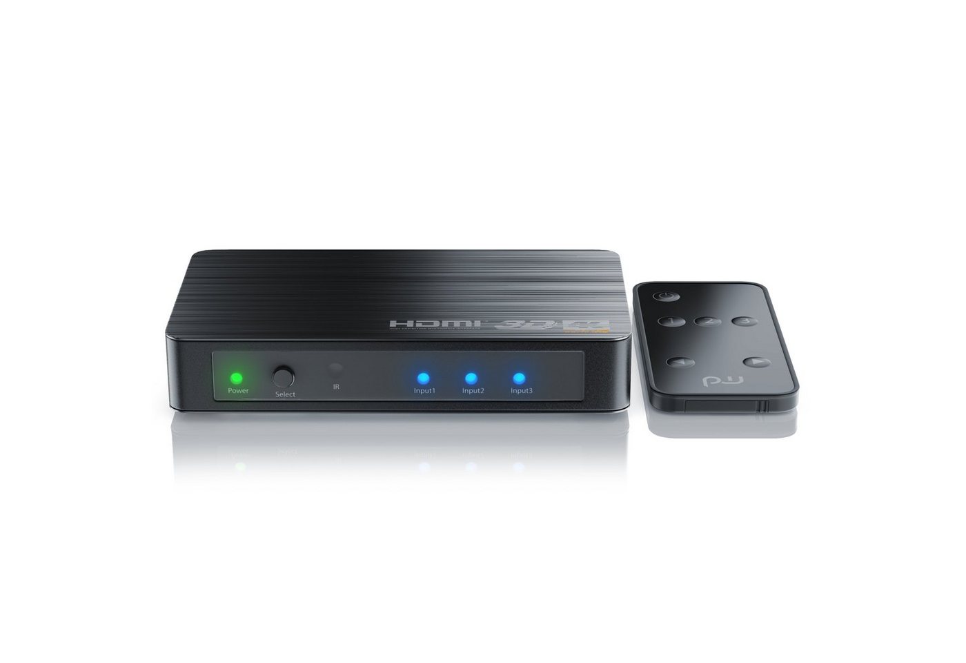 Primewire Audio / Video Matrix-Switch, Ultra HD 4k 3-Port Switch, UHD Verteiler, Umschalter mit Fernbedienung von Primewire
