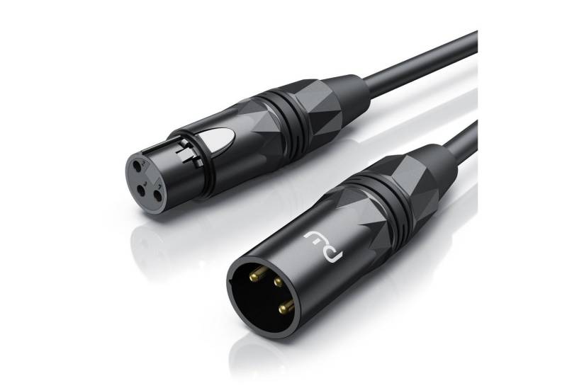 Primewire Audio-Kabel, XLR, XLR Stecker, XLR Buchse (200 cm), XLR Audiokabel - NF-Audiokabel - 2m von Primewire