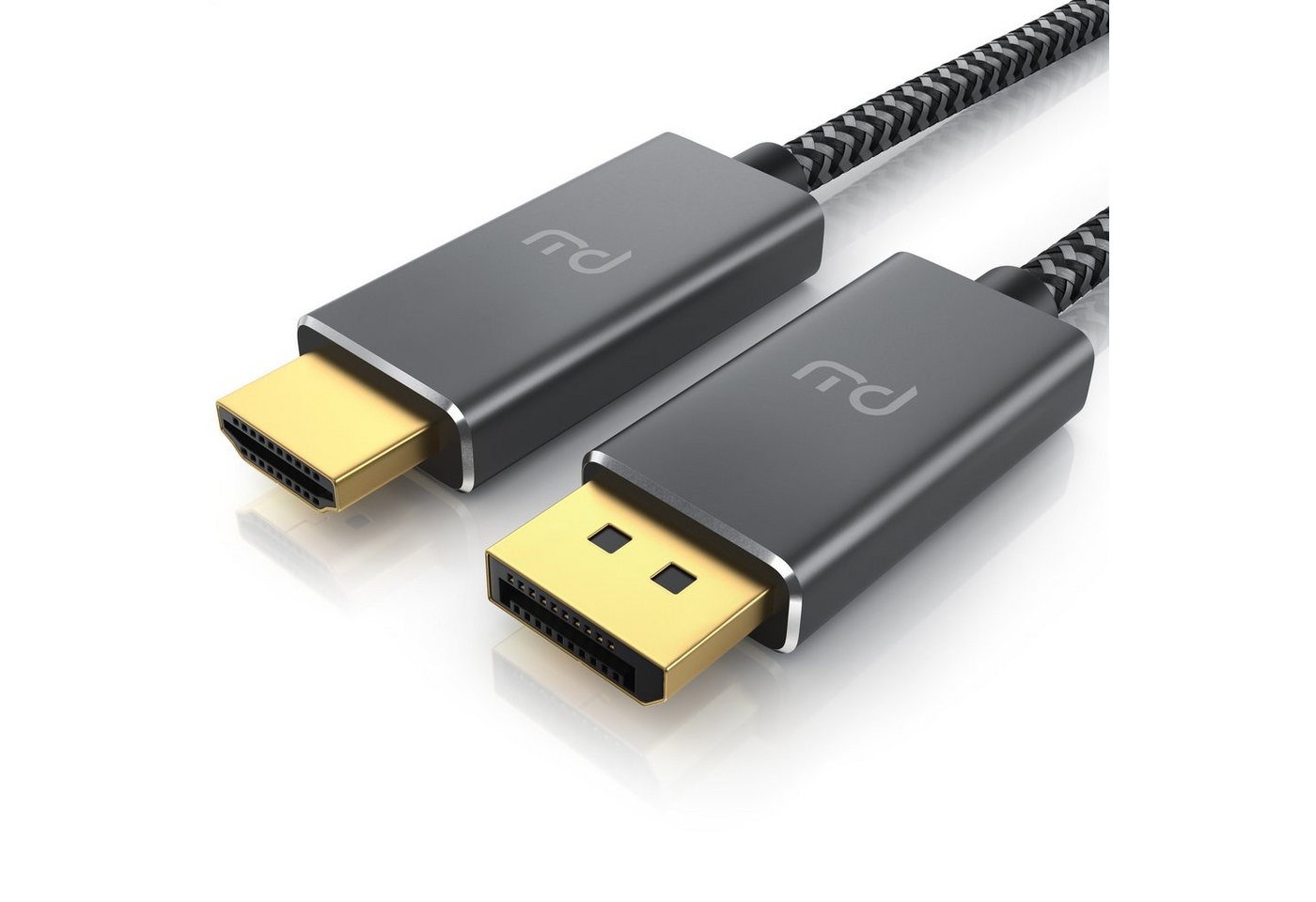 Primewire Audio- & Video-Kabel, DisplayPort, HDMI Typ A (200 cm), DP 1.2 zu HDMI 2.0 Adapterkabel 4k – UHD 3840 x 2160 @ 60 Hz - 2m von Primewire