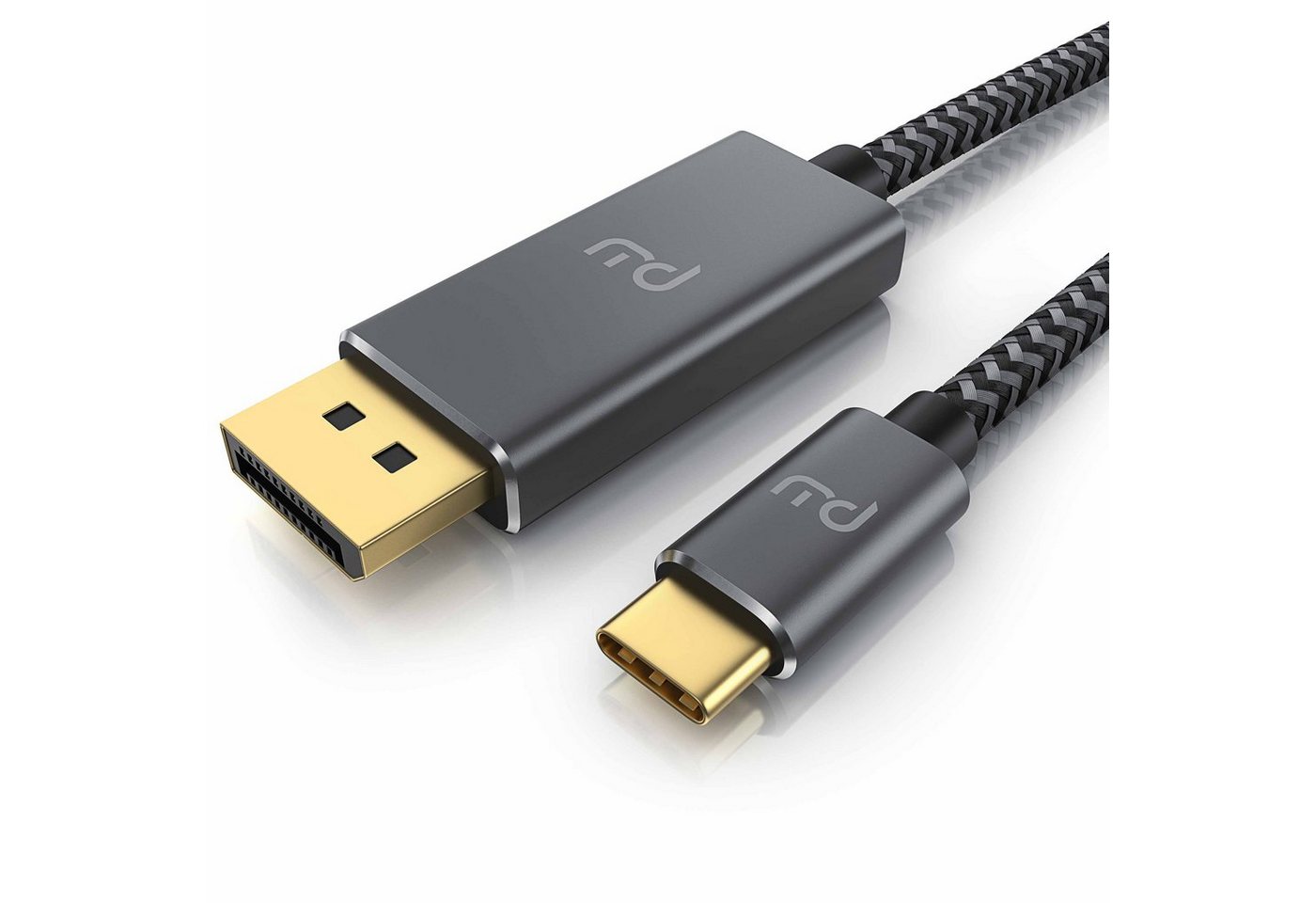 Primewire Audio- & Video-Kabel, USB-C, DisplayPort (200 cm), USB Typ C zu DP Konverterkabel Adapterkabel 8K 7680 × 4320 @30 Hz - 2m von Primewire