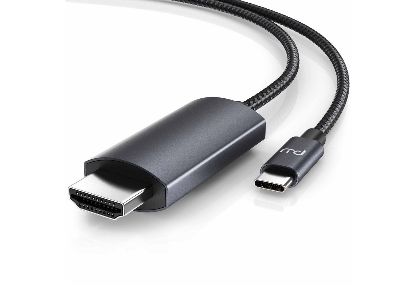 Primewire Audio- & Video-Kabel, USB-C, HDMI Typ A (200 cm), Konverterkabel Adapterkabel 4K 3840 x 2160 @ 60 Hz - 2m von Primewire