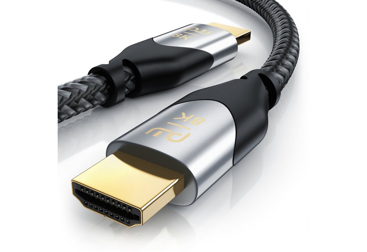 Primewire HDMI-Kabel, 2.1, HDMI Typ A (50 cm), UHD, Ethernet, 8K @ 120 Hz, 4k @ 240 Hz, 3D TV, eARC, HDR10+, 0,5m von Primewire