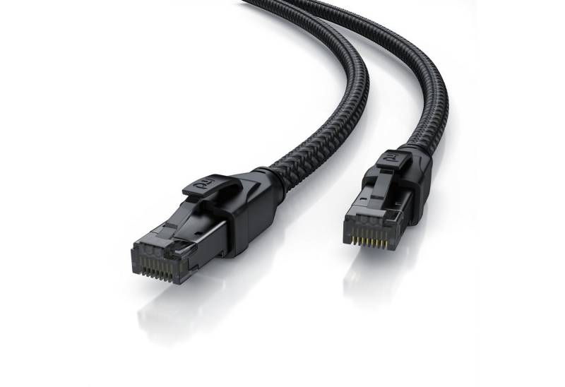 Primewire LAN-Kabel, RJ-45, RJ-45 (Ethernet) (25 cm), Patchkabel CAT 8, Netzwerkkabel Gigabit Ethernet 40 Gbit/s S/FTP 0,25m von Primewire