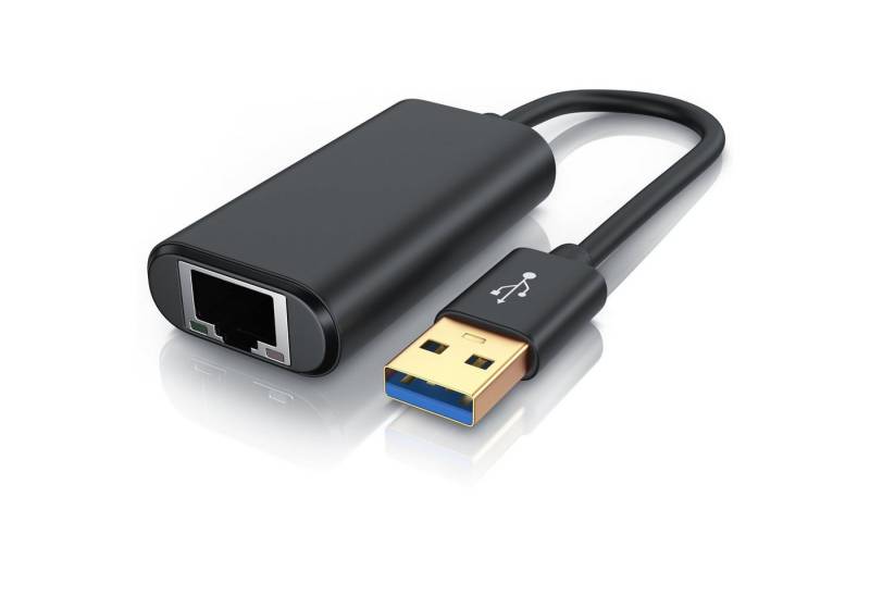 Primewire Netzwerk-Adapter, 12 cm, USB 3.0 auf RJ45 Buchse Netzwerkadapter kompatibel zu Nintendo Switch von Primewire