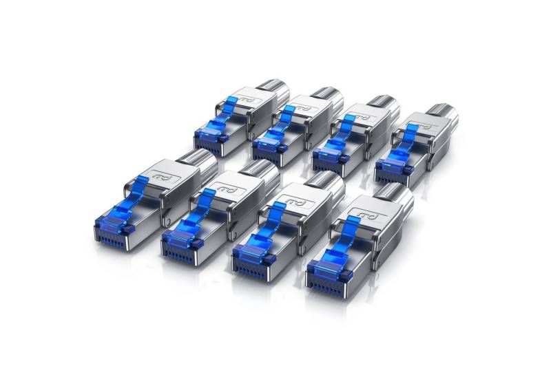 Primewire Netzwerk-Adapter RJ-45 (Ethernet) zu Netzwerkkabel, Netzwerkstecker RJ45 CAT 8 - Gigabit Ethernet LAN Kabel - 40 Gbit/s von Primewire