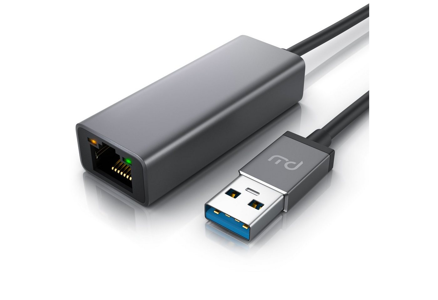 Primewire Netzwerk-Adapter USB Typ A zu RJ-45 (Ethernet), USB 3.2 Netzwerkadapter extern mit Gigabit RJ45 Anschluss von Primewire