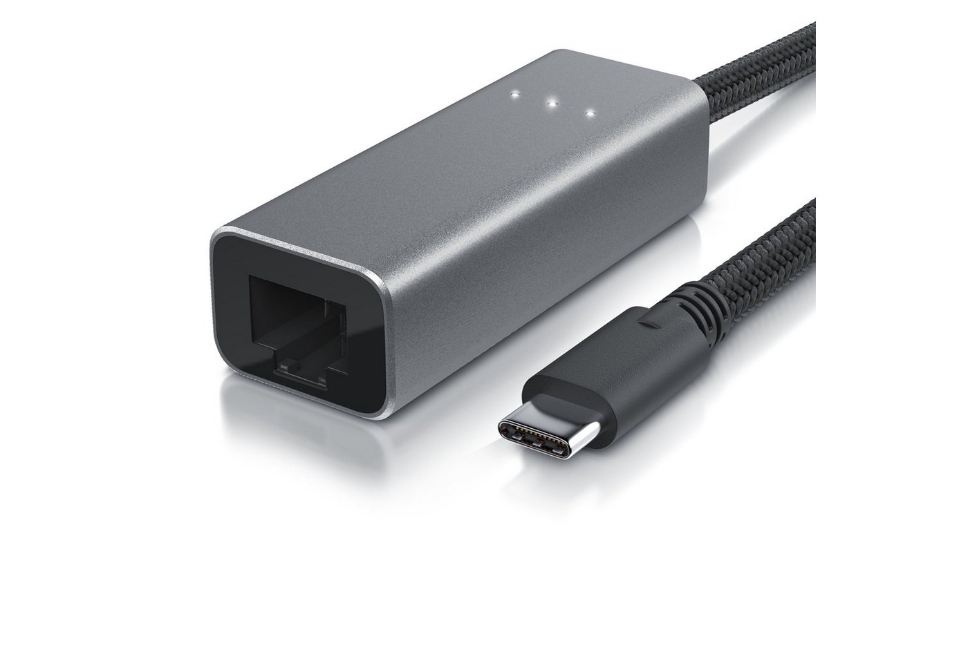 Primewire Netzwerk-Adapter USB Typ C, RJ-45 zu USB Typ C Stecker, RJ-45 Buchse, USB-C zu RJ45 Gigabit Netzwerkadapter, Externe Netzwerkkarte Konverter von Primewire