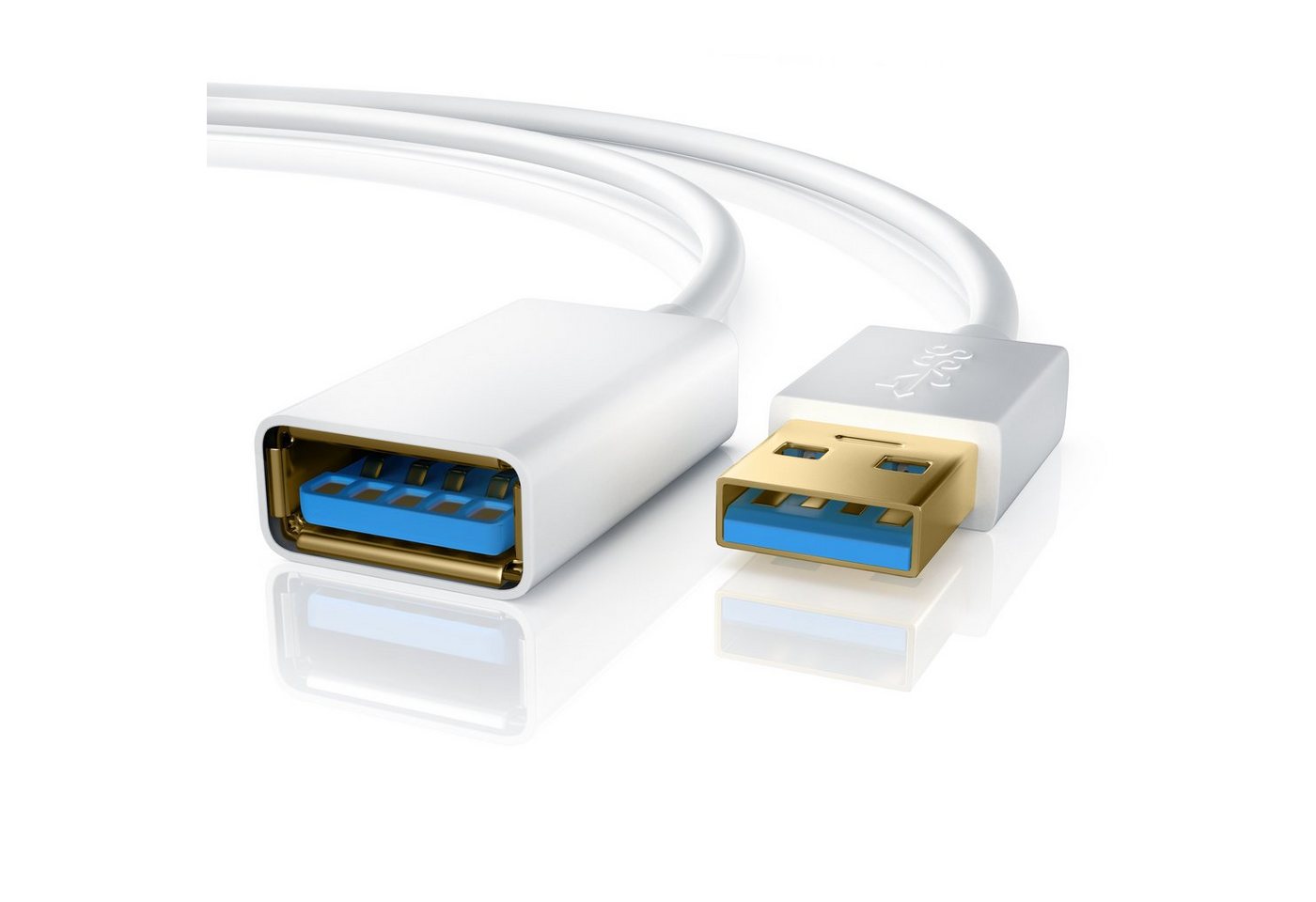 Primewire Verlängerungskabel, USB 3.0 Typ A (100 cm), USB3.0 Super Speed Repeater Kabel / Verlängerung bis zu 5Gb/s - 1m von Primewire
