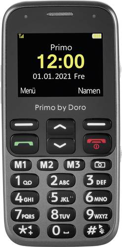 Primo by DORO 218 Senioren-Handy SOS Taste Schwarz von Primo by DORO