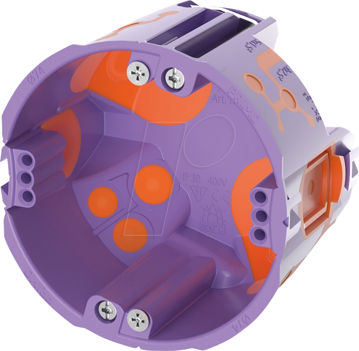 PRIMO P200-02 - Qnect Hohlwand Schallschutz Gerätedose 49 mm von Primo