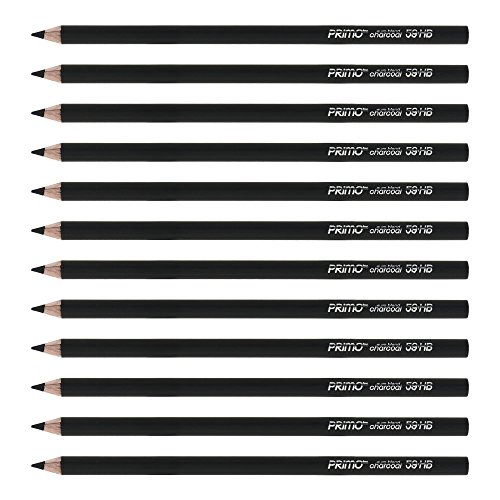 Primo Euro Blend HB Charcoal Pencils, Box of Twelve Hard (59-HB) by Primo (English Manual) von Primo