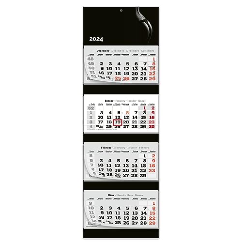 Primus Print XXL 4-Monats Mehrblockkalender 2024 - Wandkalender - Monatskalender - Blockkalender - inklusive Feiertagen und Ferien - verschiedene Motive (Sexy1) von Primus-Print.de