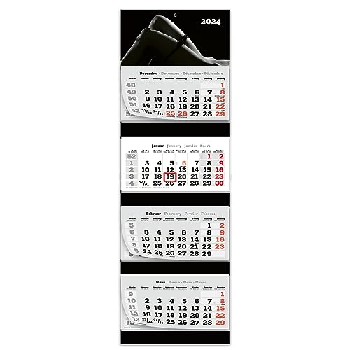 Primus Print XXL 4-Monats Mehrblockkalender 2024 - Wandkalender - Monatskalender - Blockkalender - inklusive Feiertagen und Ferien - verschiedene Motive (Sexy2) von Primus-Print.de