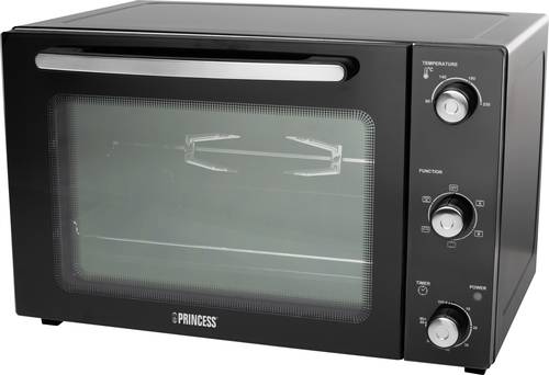 Princess 01.112756.01.001 Minibackofen mit manueller Temperatureinstellung, Timerfunktion, mit Konve von Princess