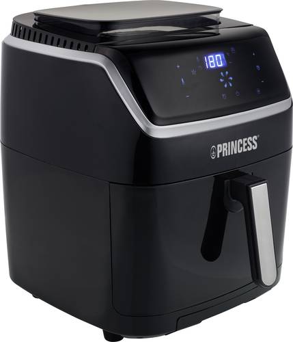 Princess 01.182080.01.001 Fritteuse 1700W mit Display, Antihaftbeschichtung, Timerfunktion Schwarz von Princess