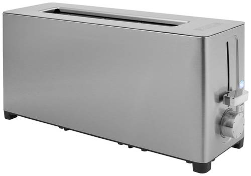 Princess 142401 Langschlitztoaster mit Brötchenaufsatz Edelstahl von Princess