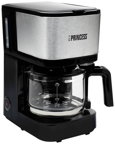 Princess 246030 Kaffeemaschine Schwarz, Silber Fassungsvermögen Tassen=8 von Princess