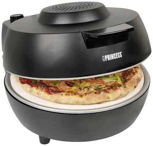 Princess Oven Pro Pizzaofen Kontrollleuchte, Timerfunktion, Cool-Touch-Gehäuse von Princess