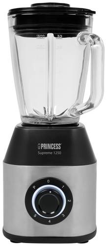 Princess Supreme 1250 Standmixer 1250W Silber, Schwarz von Princess