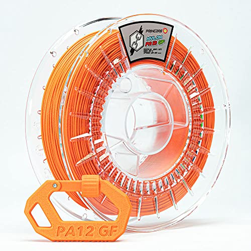 PRINCORE NYLON PA12 GF Filament, Glasfaser 3D-Druck-Filament, 1,75mm industriell (PRINCORE NYLON PA12 GF Filament, Glasfaser 3D-Druck-Filament, 1,75mm industriell (Neonorange), 300g) von Princore