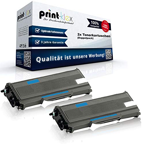 2X Print-Klex Alternative Tonerkartuschen kompatibel für Brother MFC 7320 MFC 7320 W MFC 7340 MFC 7440 MFC 7440 N TN2120 TN-2120 Toner - Office Plus Serie - Doppelpack von Print-Klex GmbH & Co.KG