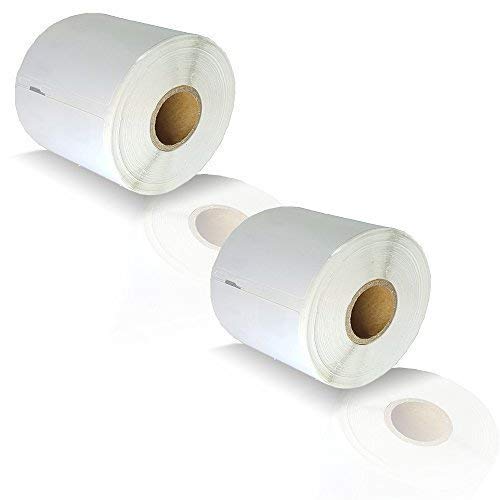 2X Print-Klex Etiketten-Rollen kompatibel für Dymo 99015 Labelwriter 450TwinTurbo Labelwriter Duo Labelwriter SE450 Labelwriter TwinTurbo 99015 S0722440 70 mm x 54 mm 320 Etiketten Label Büro Pro Ser von Print-Klex GmbH & Co.KG