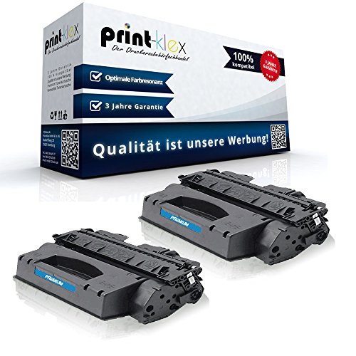 2x Print-Klex Alternative Toner kompatibel für HP LaserJet P 2014 N LaserJet P 2015 LaserJet P 2015 D LaserJet P 2015 DN LaserJet P 2015 N P 2015 Series HP 53X Q7553 X Schwarz - Color Plus Serie von Print-Klex GmbH & Co.KG