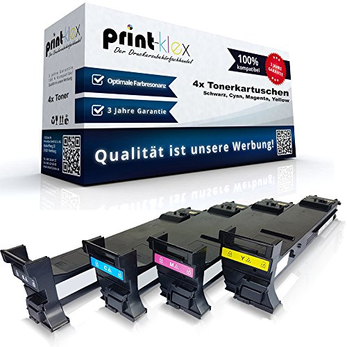 4X Print-Klex Alternative Tonerkartuschen kompatibel für Konica Minolta Magicolor-4650-DN Magicolor-4650-EN A0DK K C M Y - XXL Toner Kassetten 4X Print-Klex Alternative Tonerkartuschen kompatibel für Konica Minolta Magicolor-4650-DN Magicolor-4650-EN A0DK K C M Y - XXL Toner Kassetten von Print-Klex GmbH & Co.KG