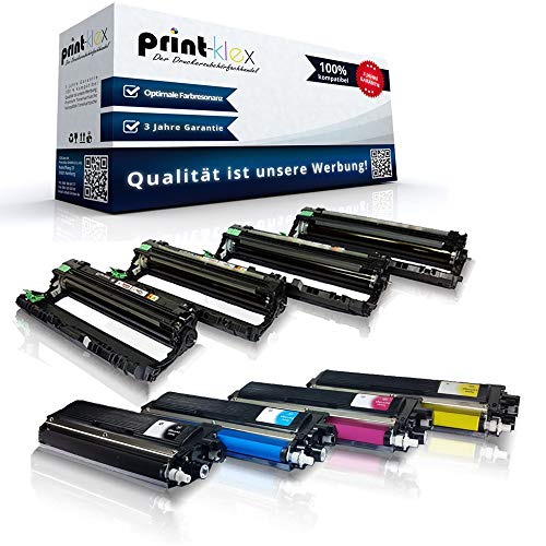 4X Print-Klex Toner und Trommel kompatibel für Brother TN241+245 & DR241CL MFC 9130 MFC 9140CDN MFC 9330 CDW MFC 9335 CDW MFC 9340 CDW DR-241 TN-241 TN 241 TN-245 TN 245 DR 241 Farblos BKCMY - Office 4X Print-Klex Toner und Trommel kompatibel für Brother TN241+245 & DR241CL MFC 9130 MFC 9140CDN MFC 9330 CDW MFC 9335 CDW MFC 9340 CDW DR-241 TN-241 TN 241 TN-245 TN 245 DR 241 Farblos BKCMY - Office von Print-Klex GmbH & Co.KG