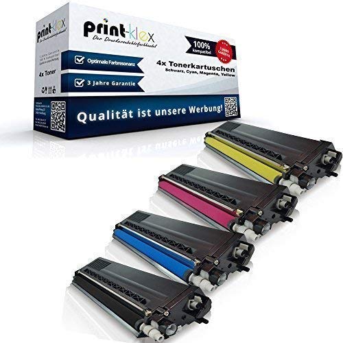 4X Print-Klex Tonerkartuschen kompatibel für Brother HL L 9200 CDWT HL L 9300 CDWTT MFC L 9500 Series MFC L 9550 CDW MFC L 9550 CDWT TN 900 bk TN 900 c TN 900 m TN 900 y Black Cyan Magenta Yellow Spa von Print-Klex GmbH & Co.KG