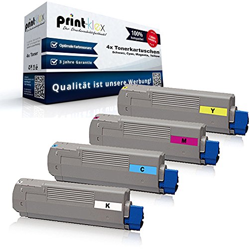 4X Print-Klex Tonerkartuschen kompatibel für Oki C-831Series C-831 N C-831 DN C-831 DM C-831 CDTN C-840 Series C-841 CDTN C-841 DN C-841 N Black Cyan Magenta Yellow - Sparset - Office Pro Serie 4X Print-Klex Tonerkartuschen kompatibel für Oki C-831Series C-831 N C-831 DN C-831 DM C-831 CDTN C-840 Series C-841 CDTN C-841 DN C-841 N Black Cyan Magenta Yellow - Sparset - Office Pro Serie von Print-Klex GmbH & Co.KG