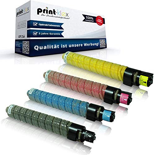 4X Print-Klex Tonerkartuschen kompatibel für Ricoh Aficio MPC2550 MPC2550 csp MPC2550 Series MPC2550 SPF 841196 841197 841198 841199 Schwarz Blau Rot Gelb - Toner Plus Serie von Print-Klex GmbH & Co.KG