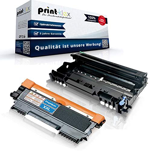 Print-Klex Kompatible Toner mit Trommel für Brother DR2200 & TN2220 Fax 2840 Fax 2845 Fax 2940 Fax 2950 DR 2200 DR-2200 TN 2220 TN-2220 Farblos Schwarz - Office Pro Serie Print-Klex Kompatible Toner mit Trommel für Brother DR2200 & TN2220 Fax 2840 Fax 2845 Fax 2940 Fax 2950 DR 2200 DR-2200 TN 2220 TN-2220 Farblos Schwarz - Office Pro Serie von Print-Klex GmbH & Co.KG