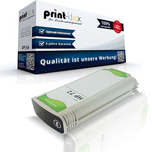 Print-Klex Tintenpatrone kompatibel für HP DesignJet T610 24 Inch T610 44 Inch DesignJet T610 Series C9370A HP72 HP 72 Photo Black - Toner Pro Serie von Print-Klex GmbH & Co.KG