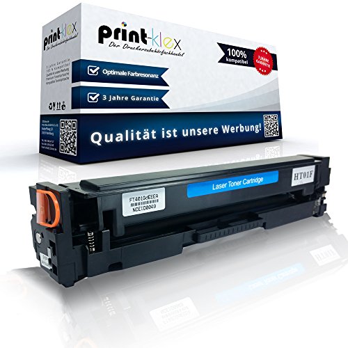 Print-Klex Toner Cyan CF401X kompatibel für HP Color LaserJet Pro M250 Series Pro M252 dw Pro M252 n Pro M270 Series Pro M274 DN Pro M274 n Pro M277 dw Pro M277 n CF401A CF 401 X 401A CF 401X Zyan - von Print-Klex GmbH & Co.KG