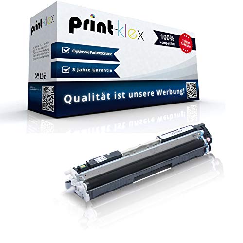 Print-Klex Toner kompatibel für HP Color Laserjet Pro CP 1000 Series CP 1020 Series CP 1021 CP 1022 CP 1023 CP 1025 CP 1025 nw CP 1026 nw CP 1027 nw CP 1028 nw CE310A 126A Black BK - Print Pro Serie von Print-Klex GmbH & Co.KG