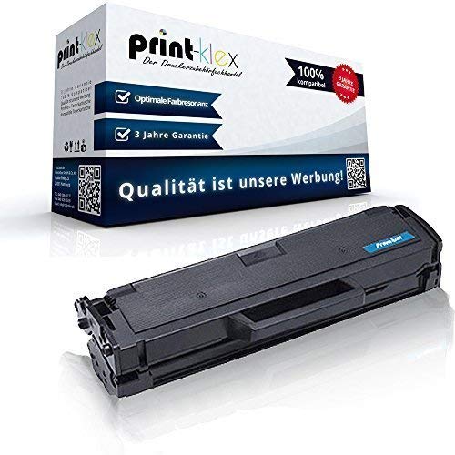 Print-Klex Toner kompatibel für Samsung ML2160 ML2161 ML2162 ML2165 ML2165W ML2168 SCX3400 SCX3400F SCX3401 MLT-D101S/ELS 101 MLT-D101S MLT D101 Black Schwarz von Print-Klex GmbH & Co.KG