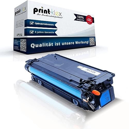 Print-Klex Toner kompatibel mit HP Color Laserjet Enterprise M554 Color Laserjet Enterprise M554dn Color Laserjet Enterprise M554 Series Color Laserjet Enterprise M555dn W2121A Cyan von Print-Klex GmbH & Co.KG