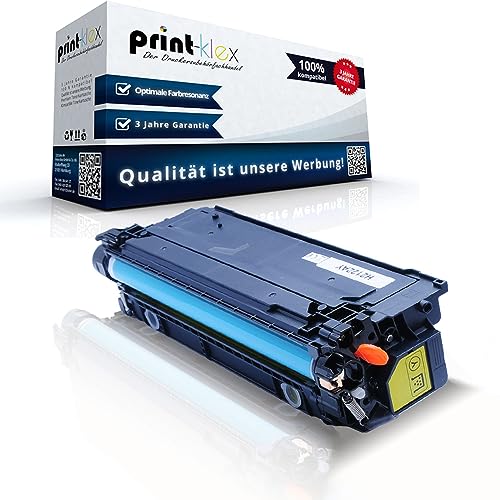 Print-Klex Toner kompatibel mit HP Color Laserjet Enterprise M554 Color Laserjet Enterprise M554dn Color Laserjet Enterprise M554 Series Color Laserjet Enterprise M555dn W2122A Yellow von Print-Klex GmbH & Co.KG